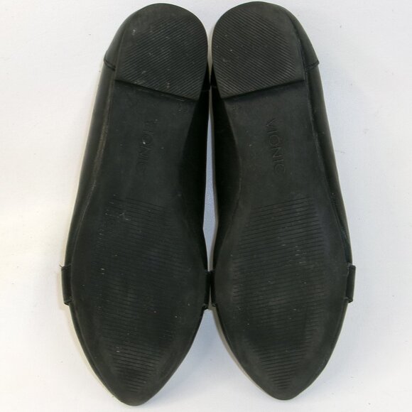 Vionic Savannah Black Crocodile Embossed Leather Flats US Women's Size 7 - Picture 6 of 6